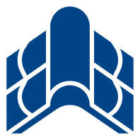 Mask group Stylized blue symbol with a central vertical shape flanked by symmetrical curved lines, resembling a crest or emblem.